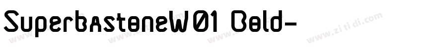 SuperbastoneW01 Bold字体转换